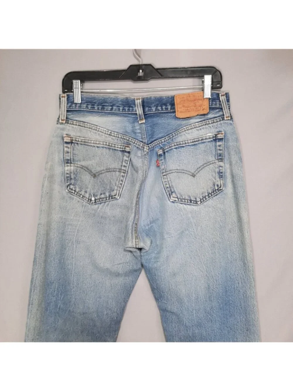 Vintage Levis Jeans Mens 34x30 (Fits 30x30) 501 Distressed Faded USA 80s 1985